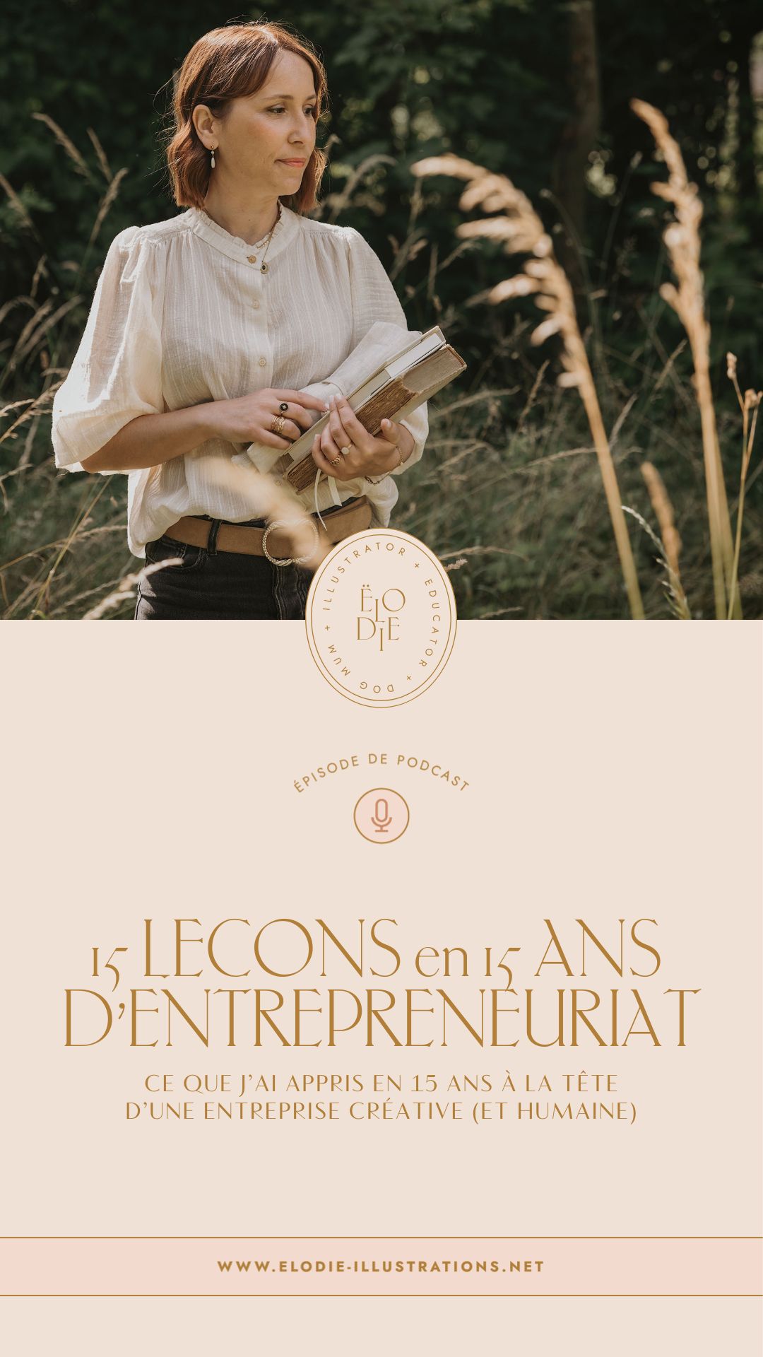 Dans cet épisode, je te partage les 15 choses les plus importantes que j’ai apprises en 15 ans à la tête d’une entreprise créative.