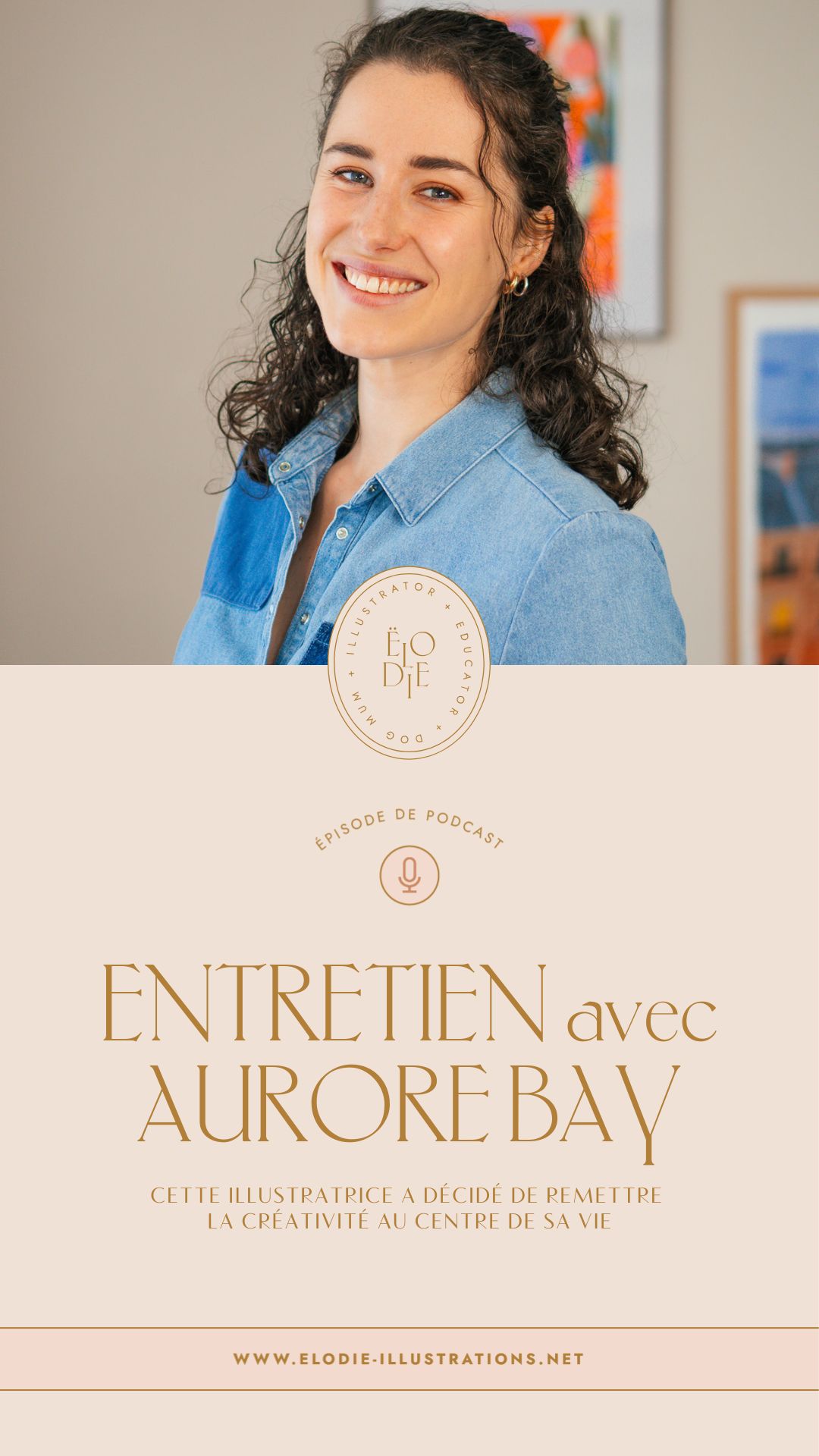 Dans cet épisode, j'accueille Aurore Bay, illustratrice populaire sur les réseaux, qui a choisi de remettre sa créativité sur la table.