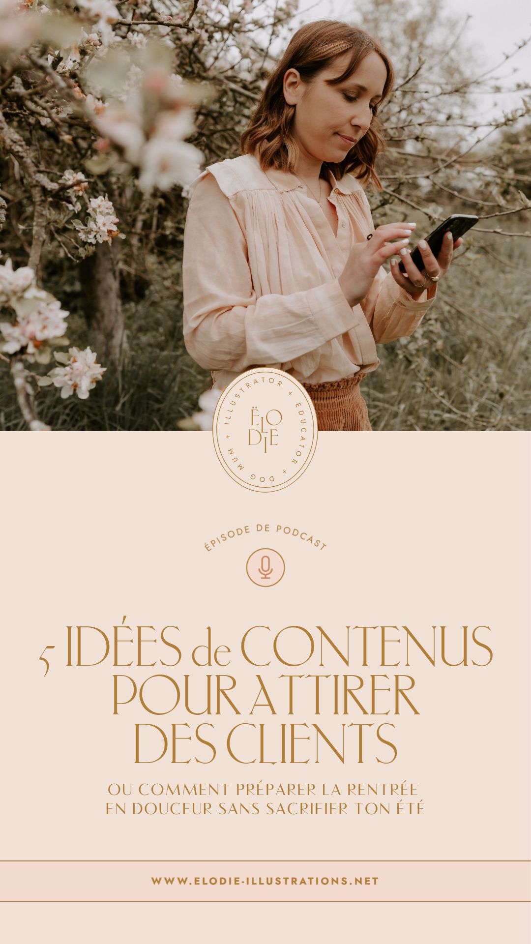 Dans cet épisode, découvre 5 idées simples de contenus à créer cet été pour attirer plus de client·e·s à la rentrée.