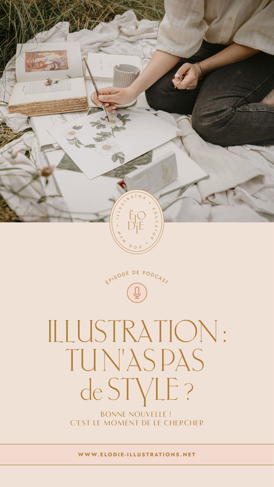 Dans cet épisode, je partage avec toi les astuces pour trouver ou plutôt dévoiler ton style d'illustrateur·trice.