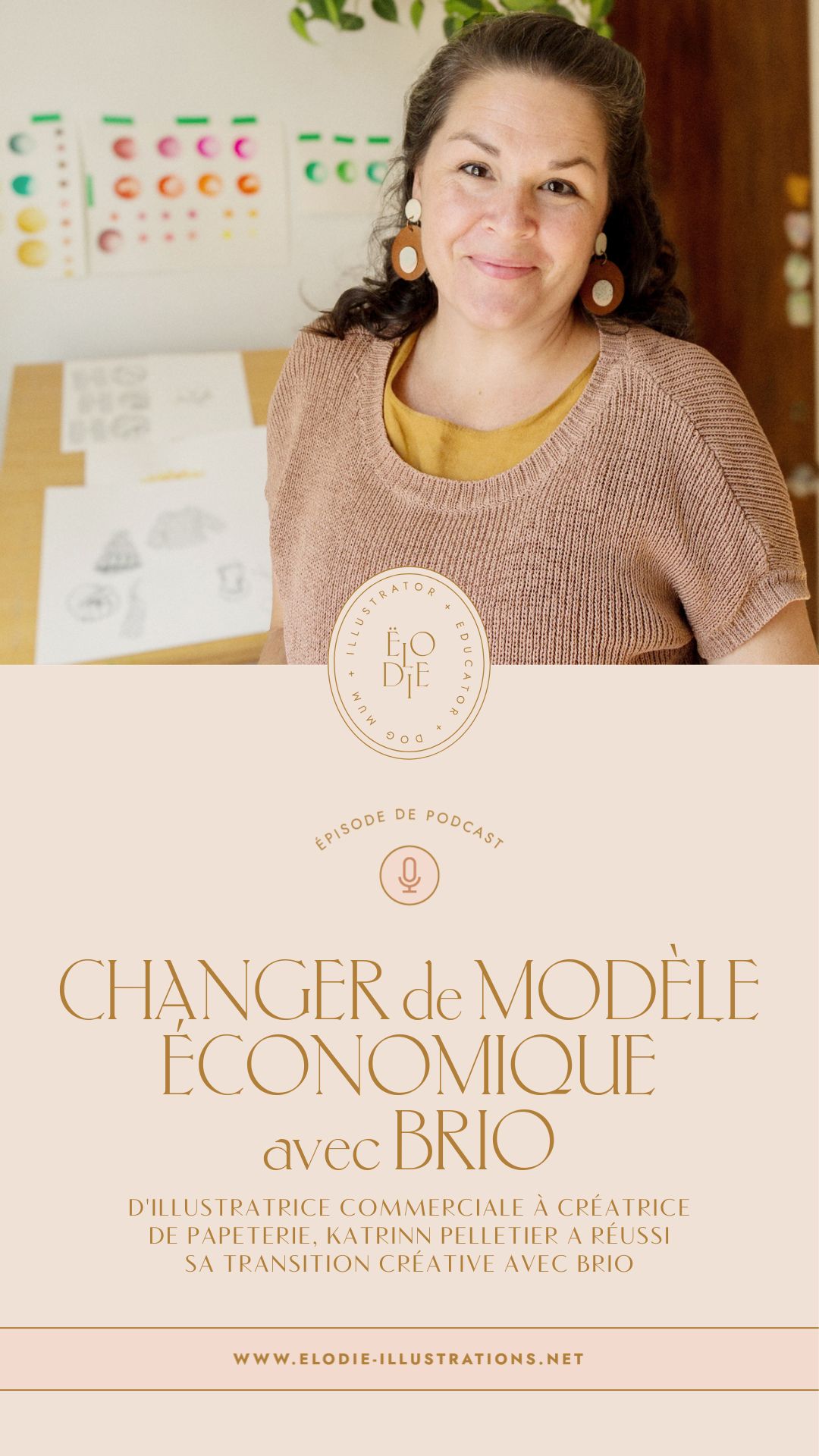 D'illustratrice commerciale à créatrice de papeterie, Katrinn Pelletier a réussi sa transition créative avec brio.